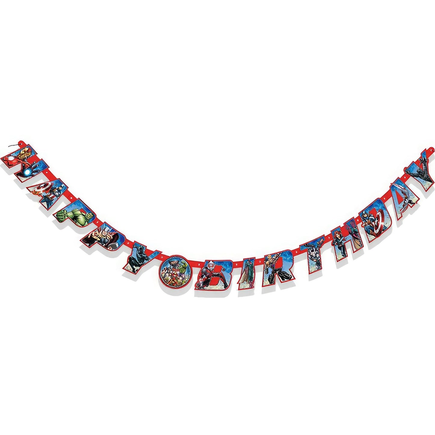 Birthday Jointed Banner Avengers
