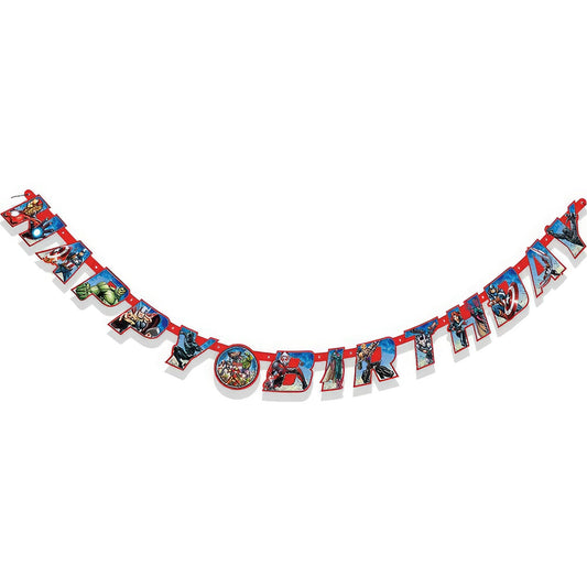 Birthday Jointed Banner  Avengers