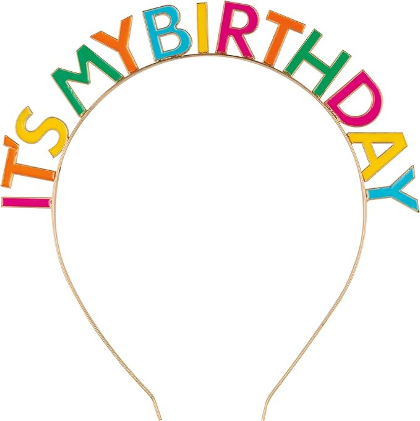 Enamel "It's My Birthday" Headband