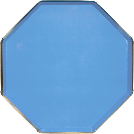 Bright Blue Dinner Plates