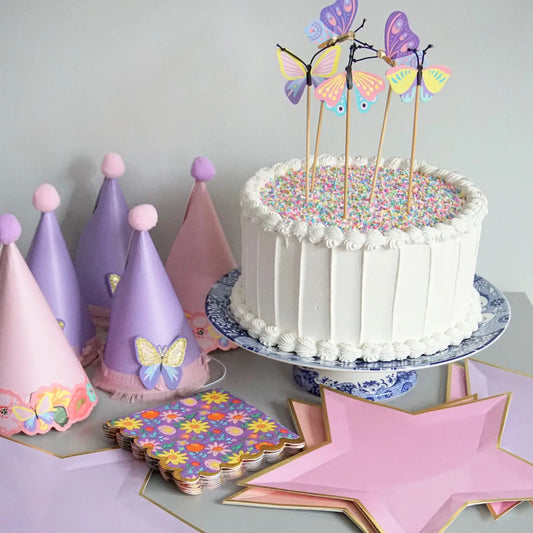 Butterfly Floral Party Hats