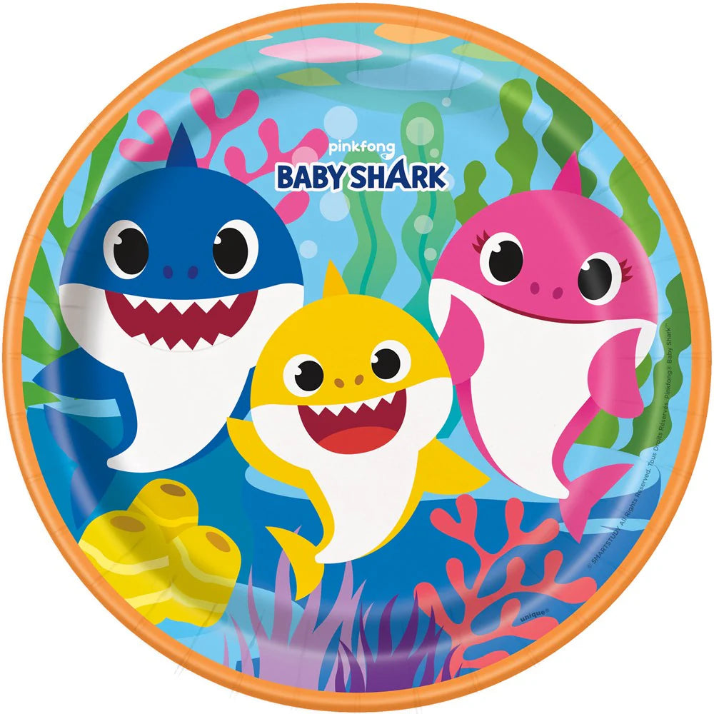 8 Baby Shark 9in Plate