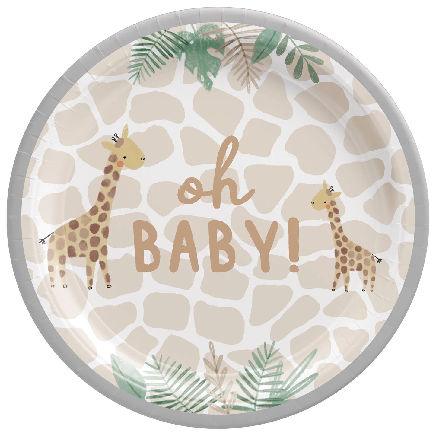 Platos pequeños Oh baby Baby Shower Safari