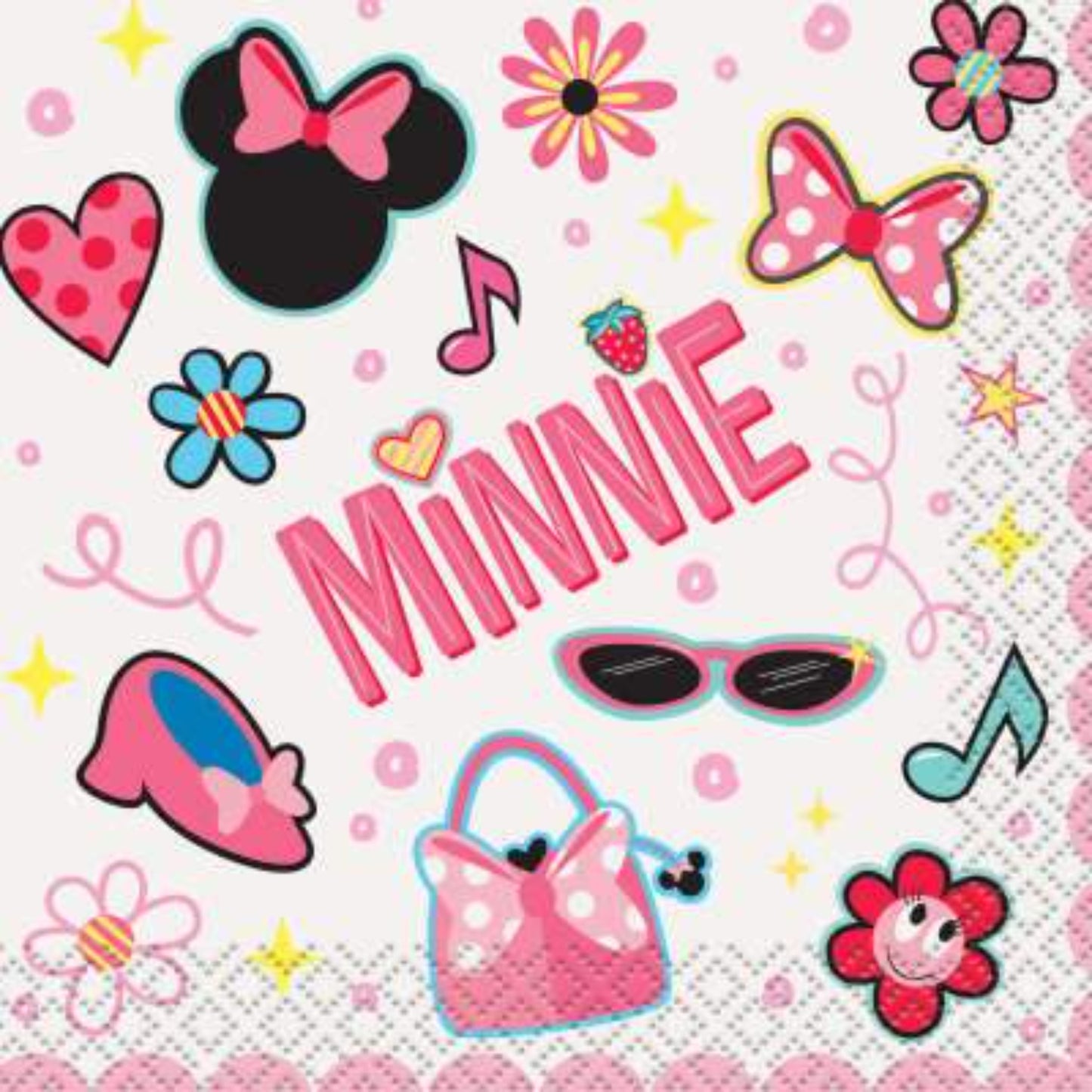 Minnie Mouse Beverage Napkins 16ct
