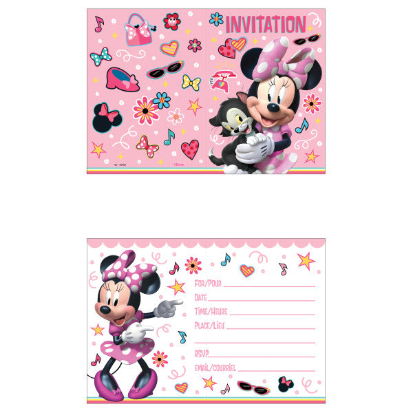 Minnie Mouse Invitations, 8Ct