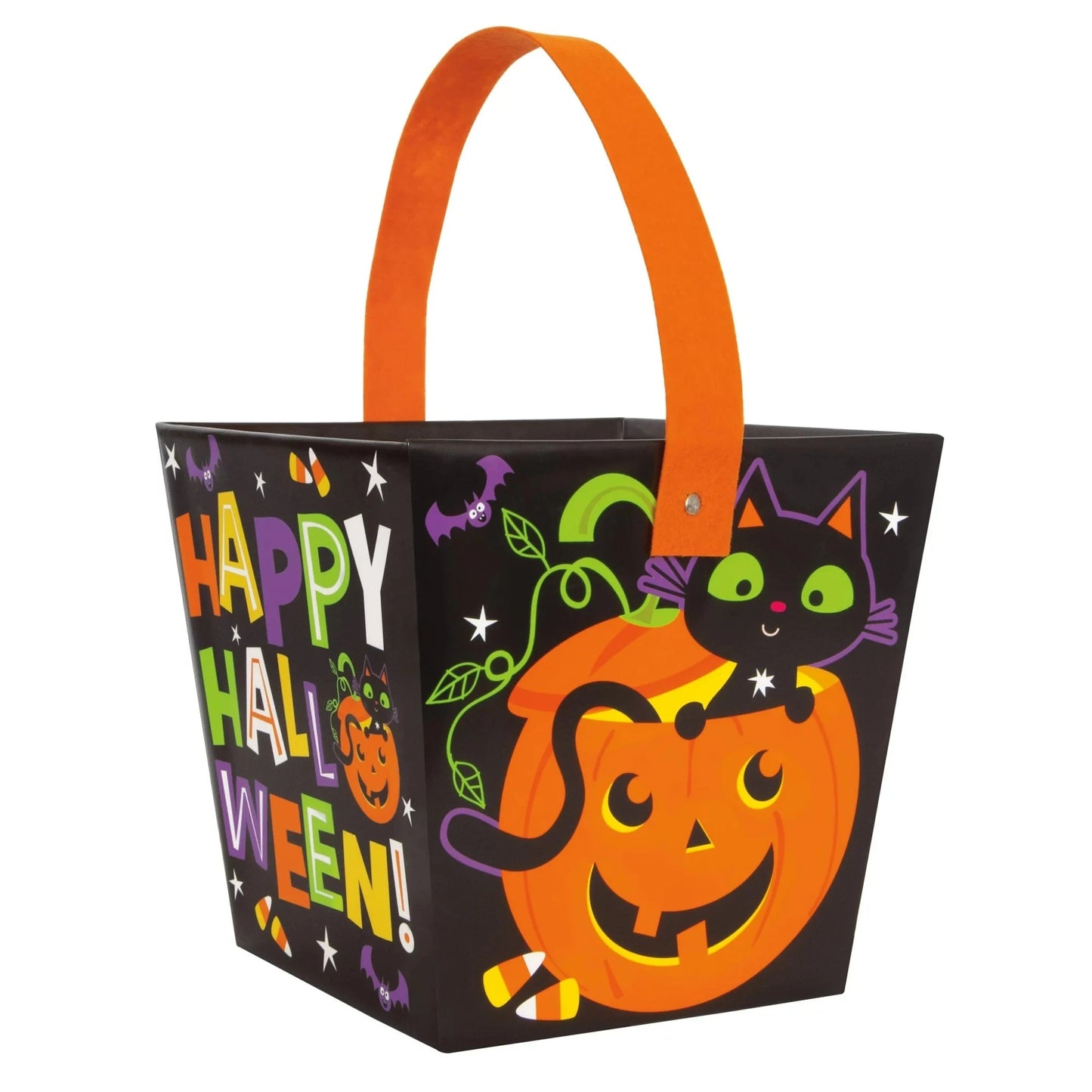 Cat & Pumpkin Basket