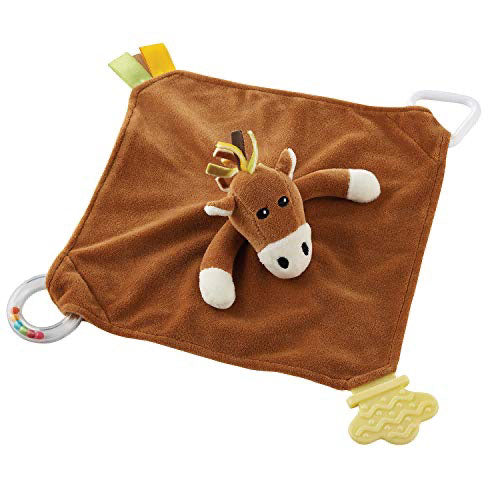 Manta de juguete y dentición para bebé, con chispas de caballo