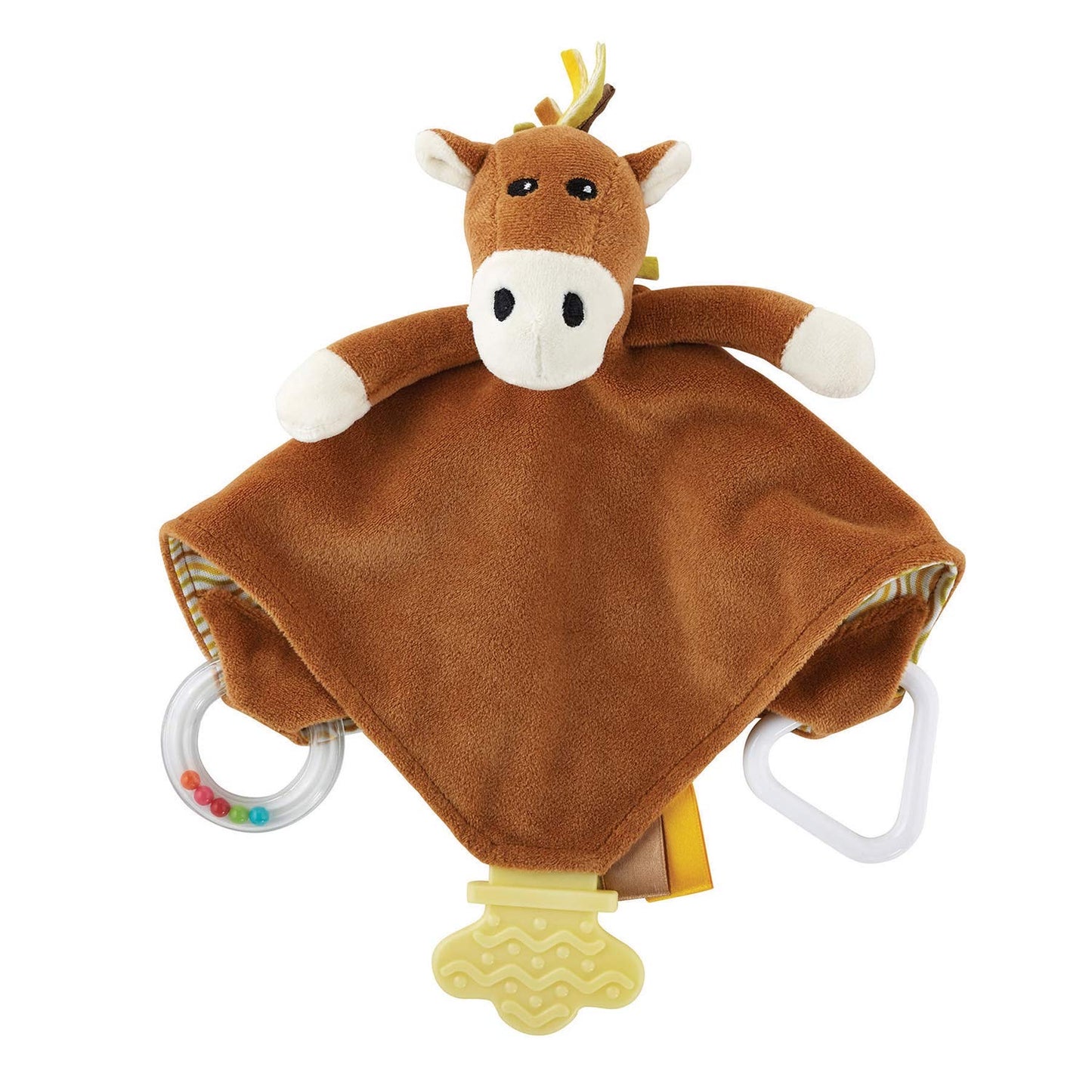 Manta de juguete y dentición para bebé, con chispas de caballo