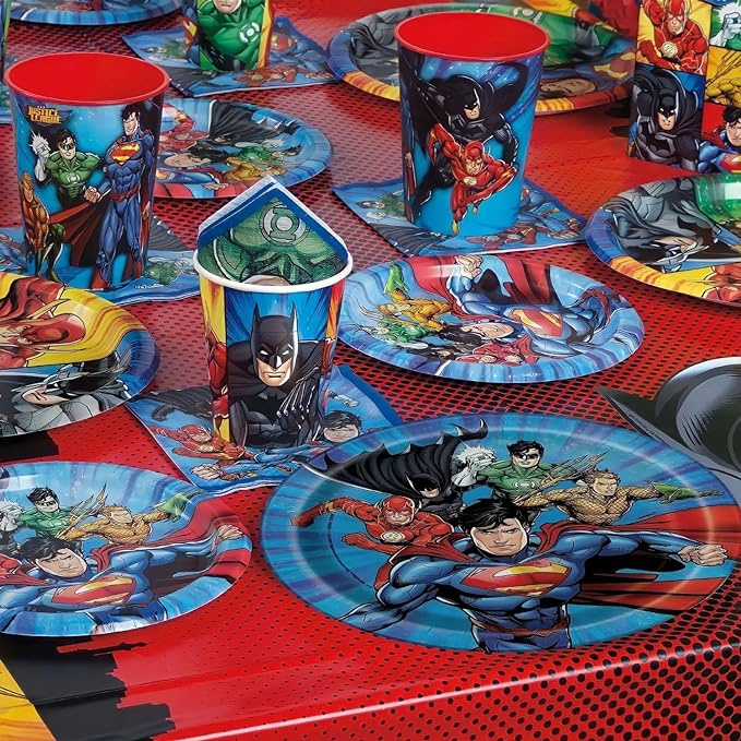 Justice League Dessert Plates