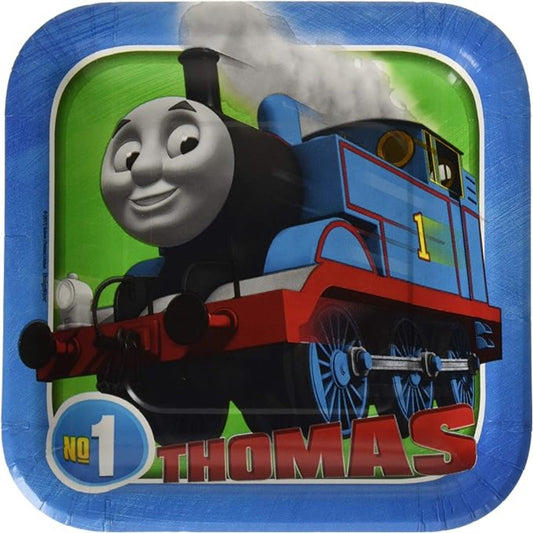Thomas All Aboard Square Plates, 7"