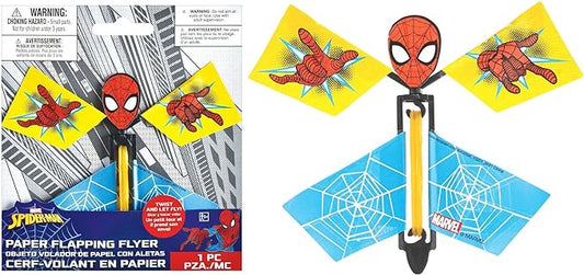 Folleto de aleteo de papel de Spider-Man