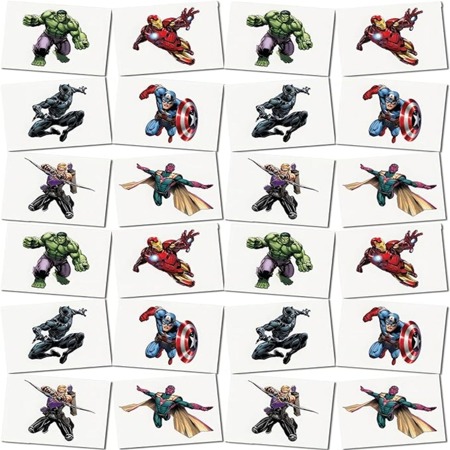 Avengers Temporary Tattoos