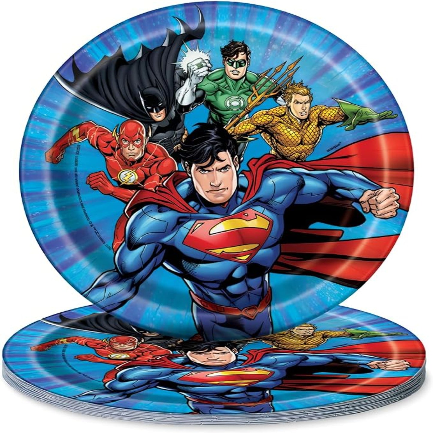Justice League Dessert Plates