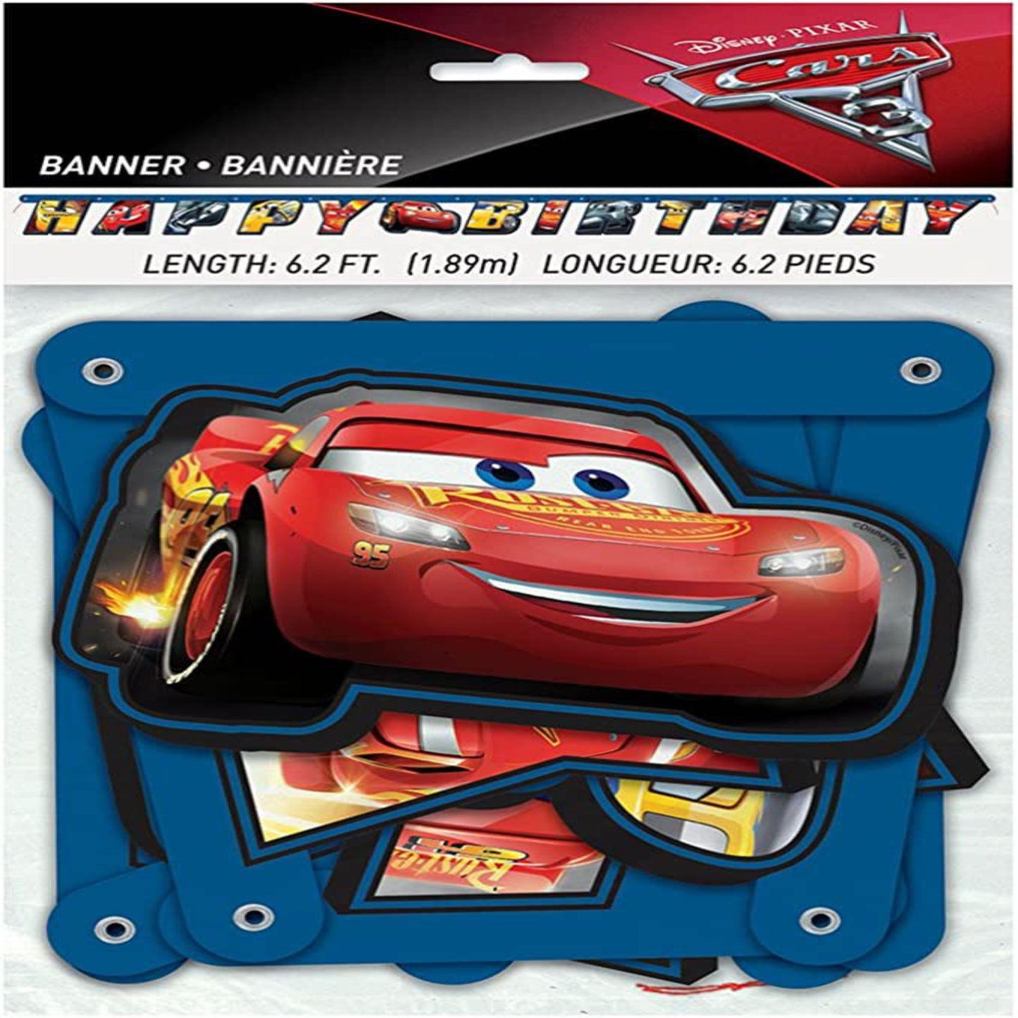 Cars Happy Birthday Banner