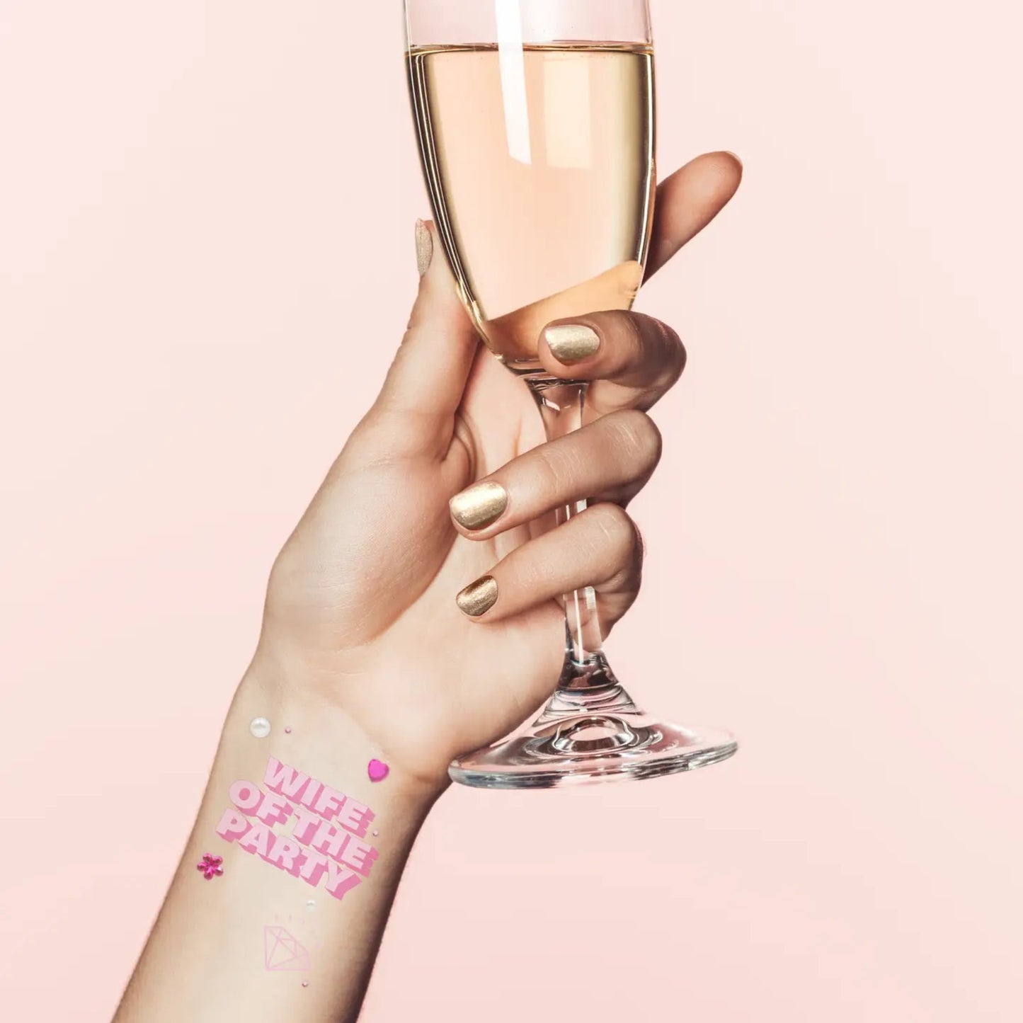 Drinking Buddies I Do Crew Temporary  Tattoos