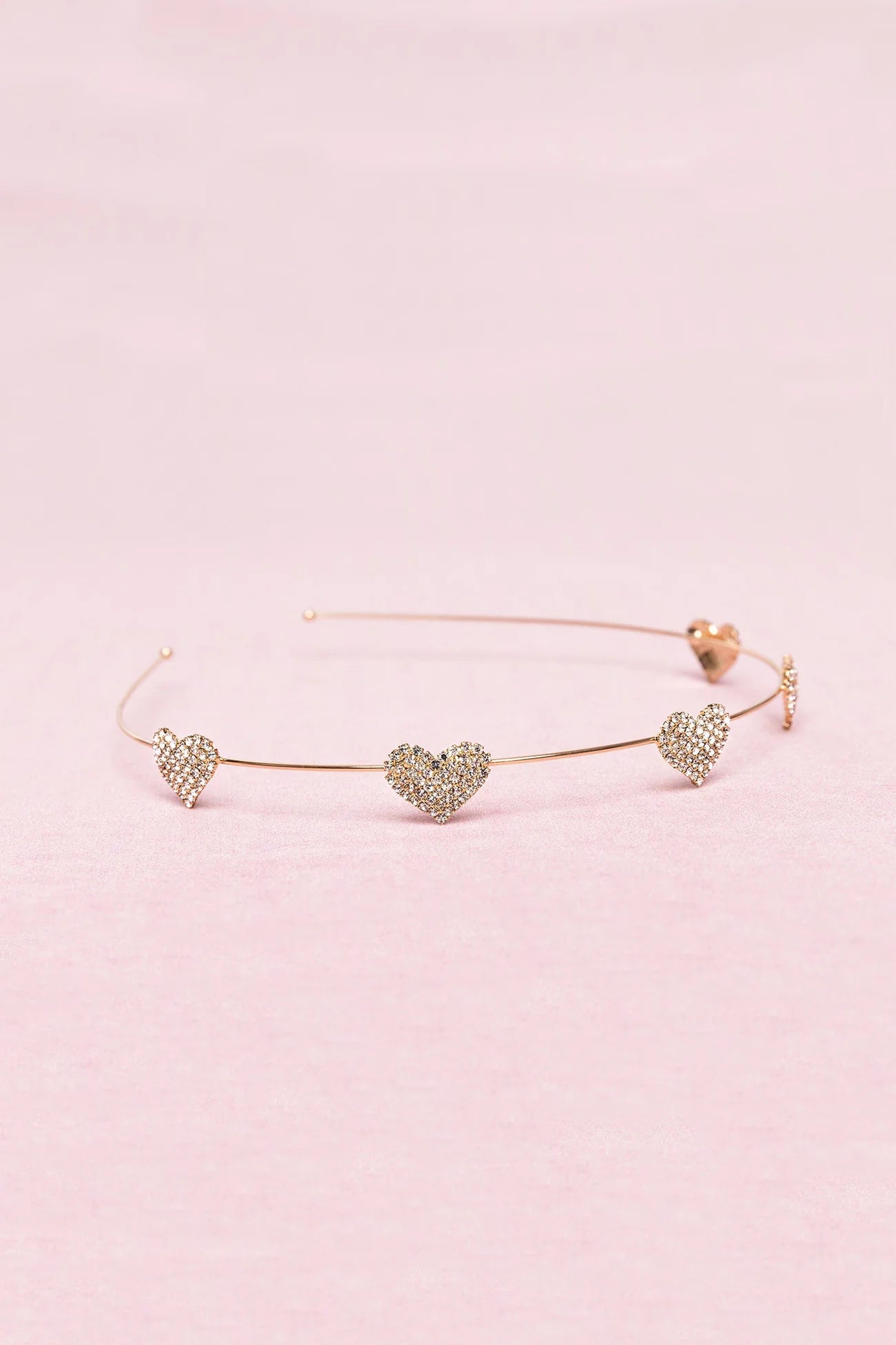 Boutique Rhinestone Heart Headband