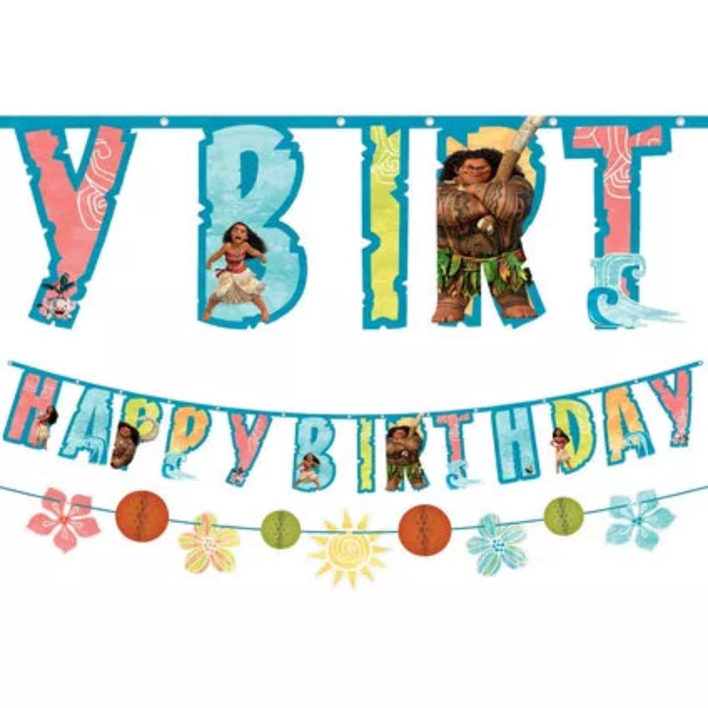Disney Moana Birthday Banne