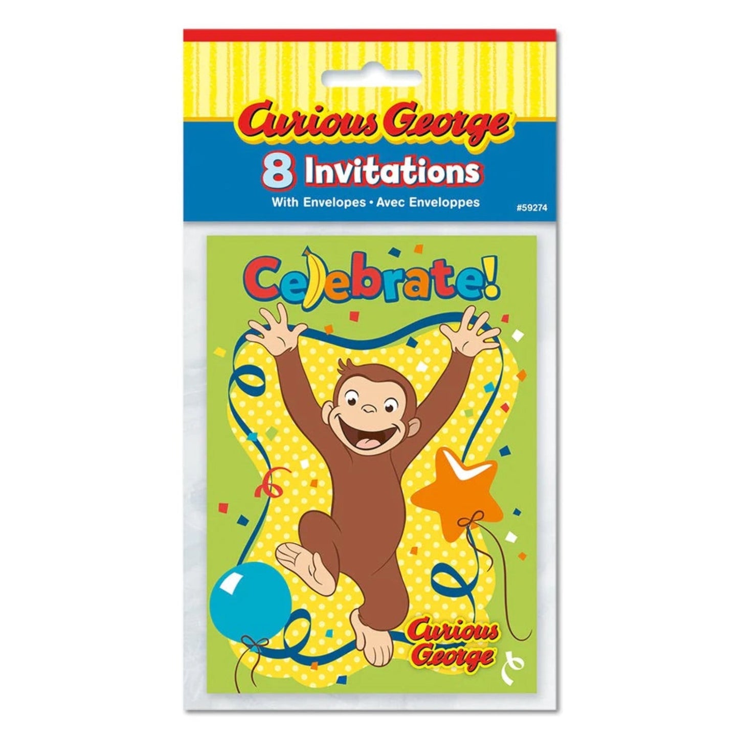 Curious George Invitations