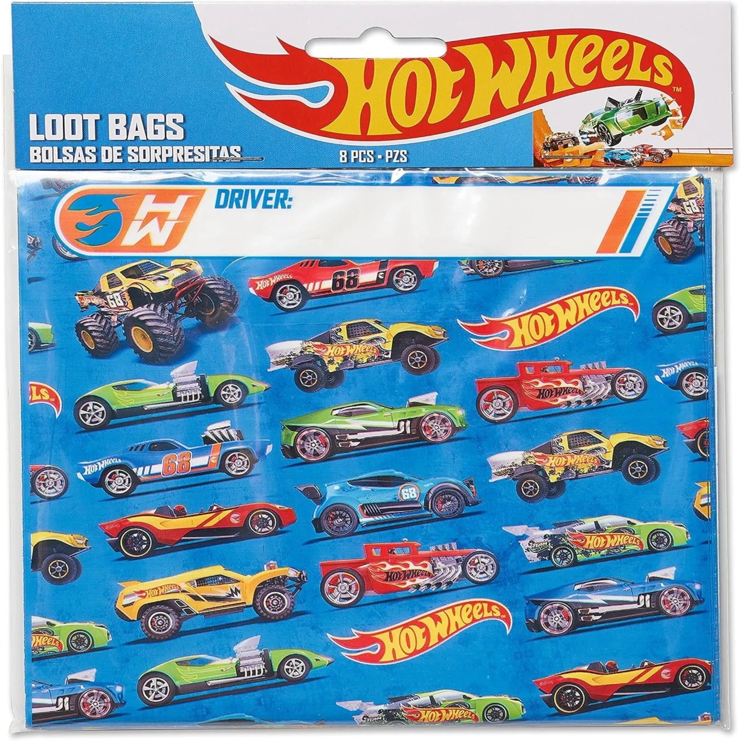Hot Wheels Wild Racer Favor Bags