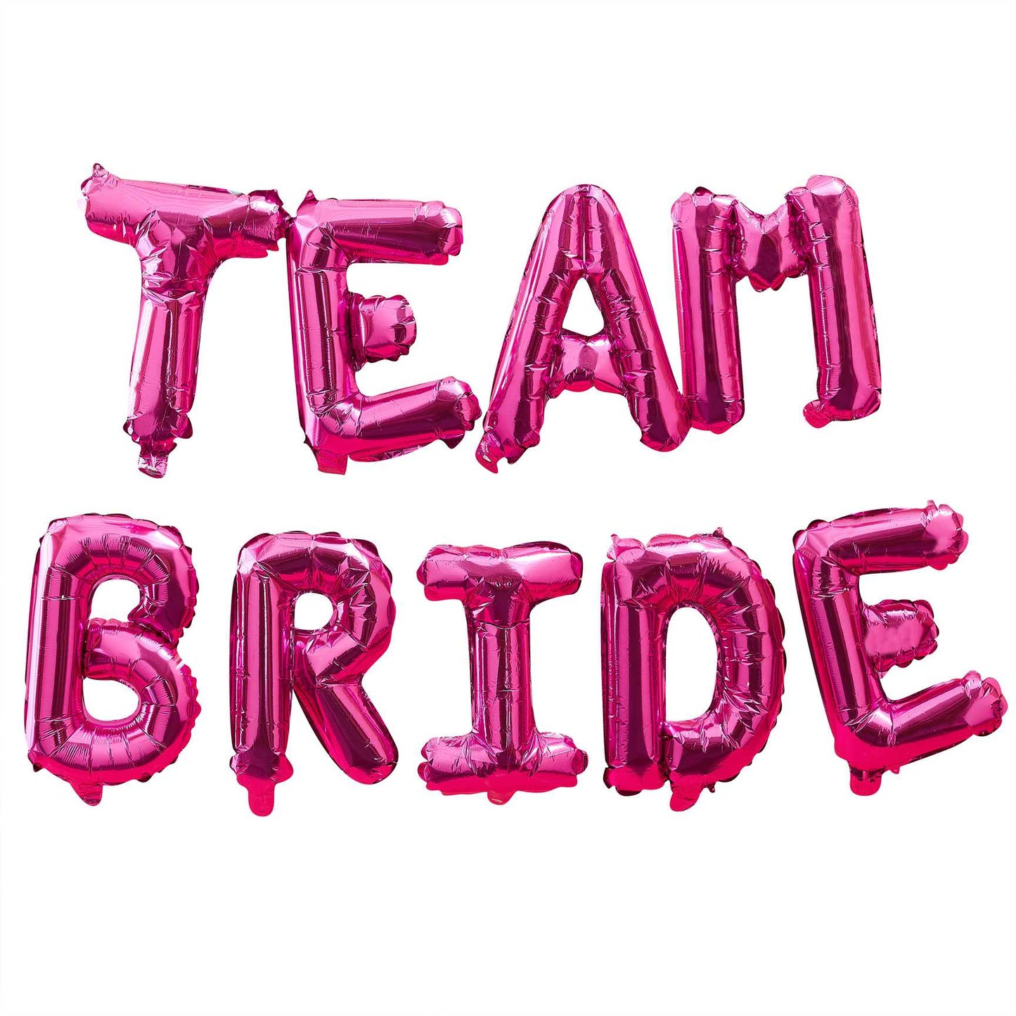 Hot Pink Team Bride Party Balloons