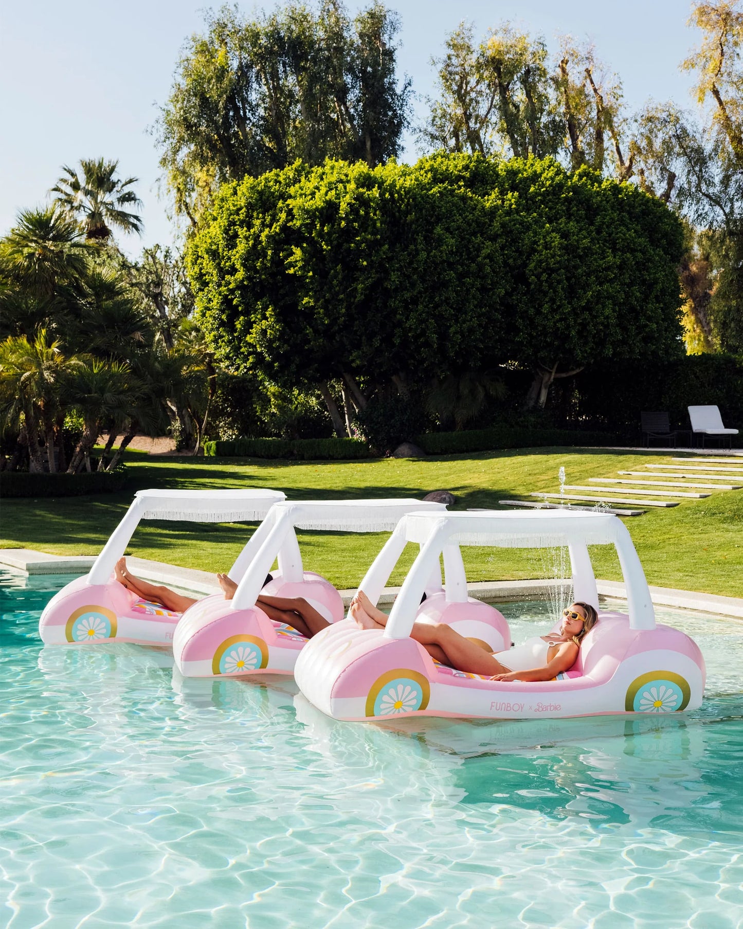 Malibu Barbie Golf Cart Pool Float