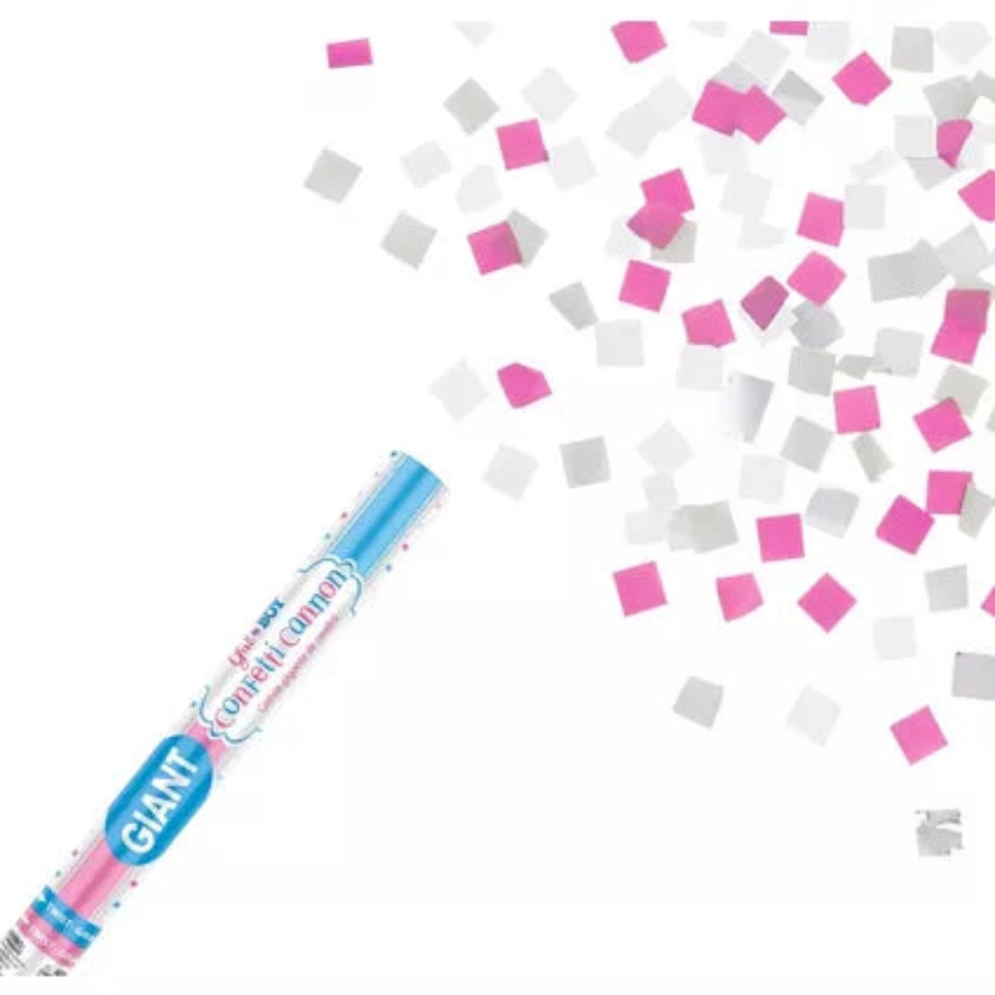 Gender Reveal Giant Confetti Cannon-Girl