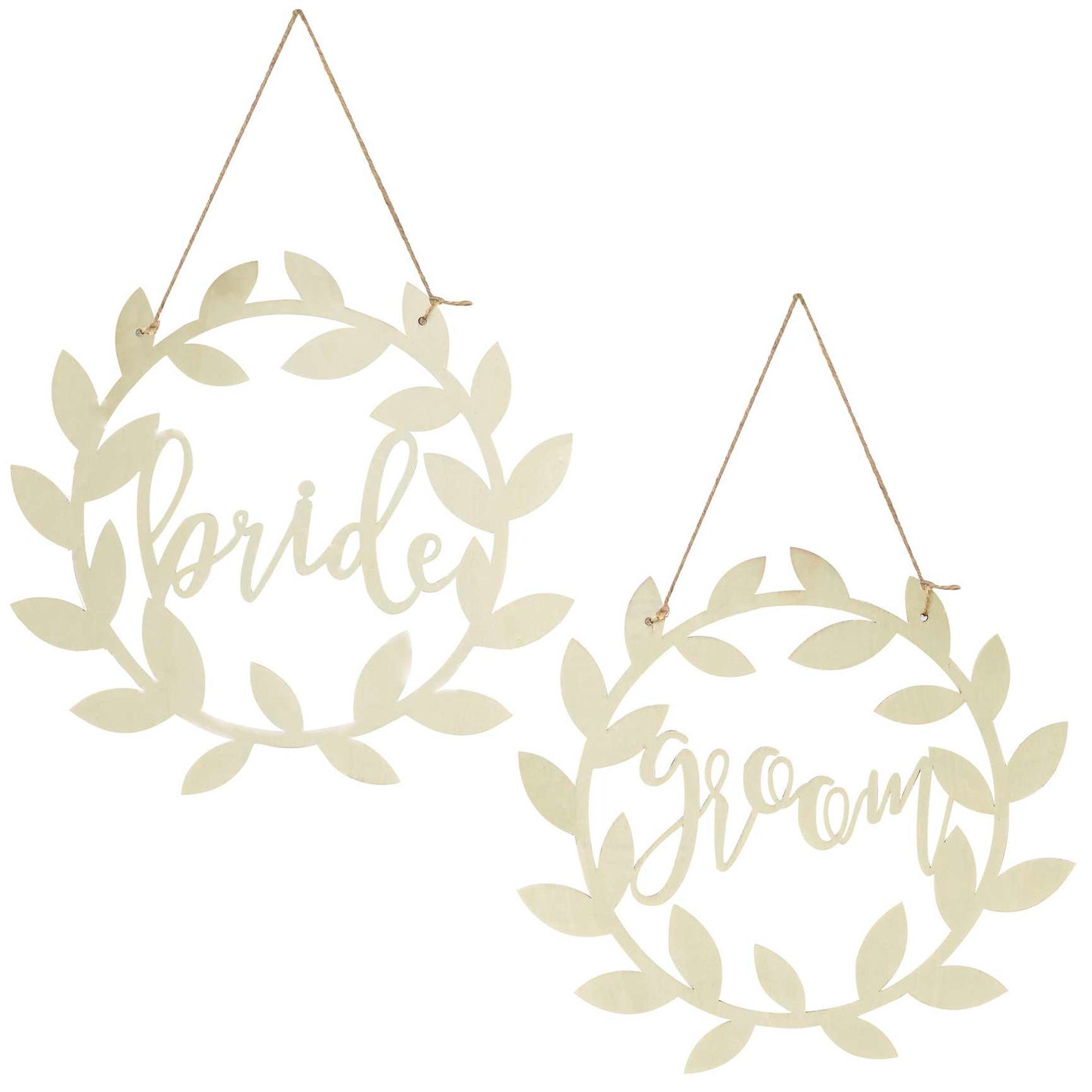 Letreros de madera para sillas de boda para novias y novios