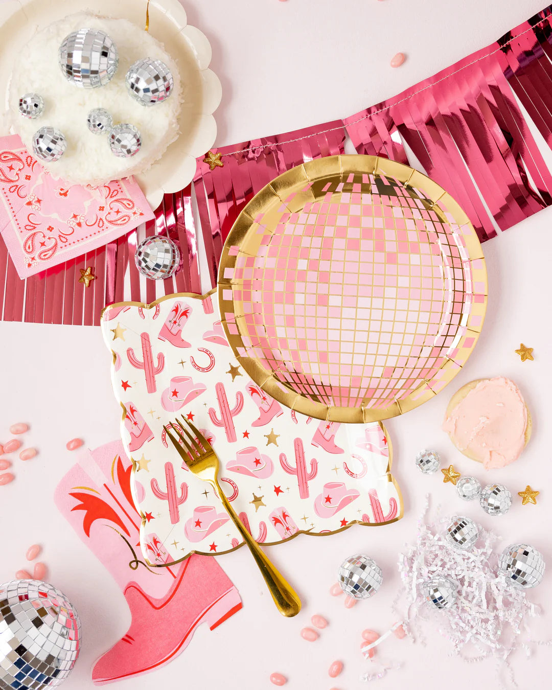 Disco Cowgirl Plate