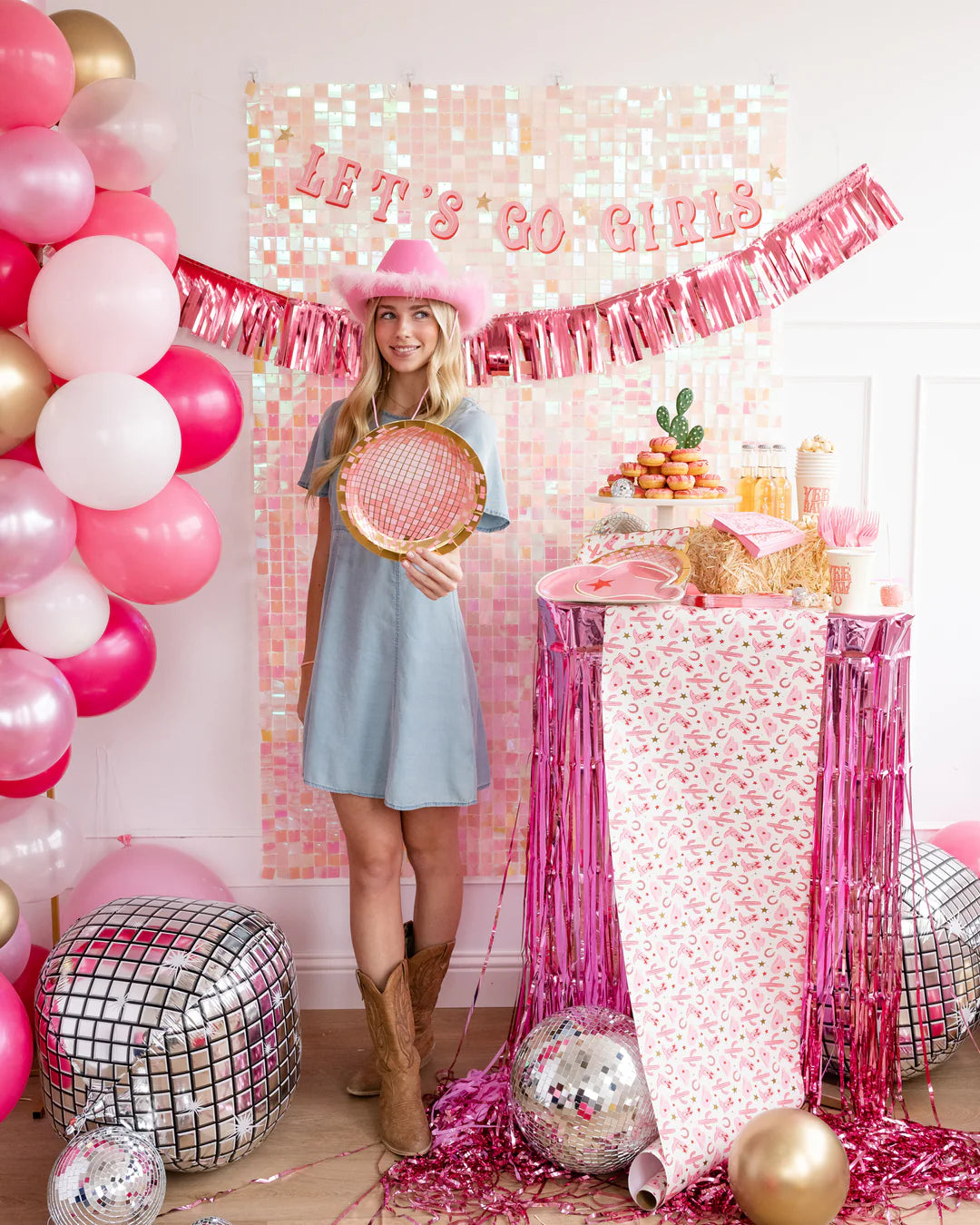 Disco Cowgirl Plate