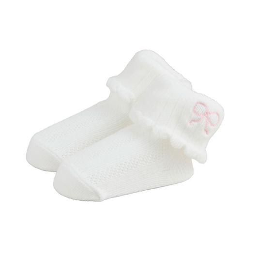 Bow Foldover Socks