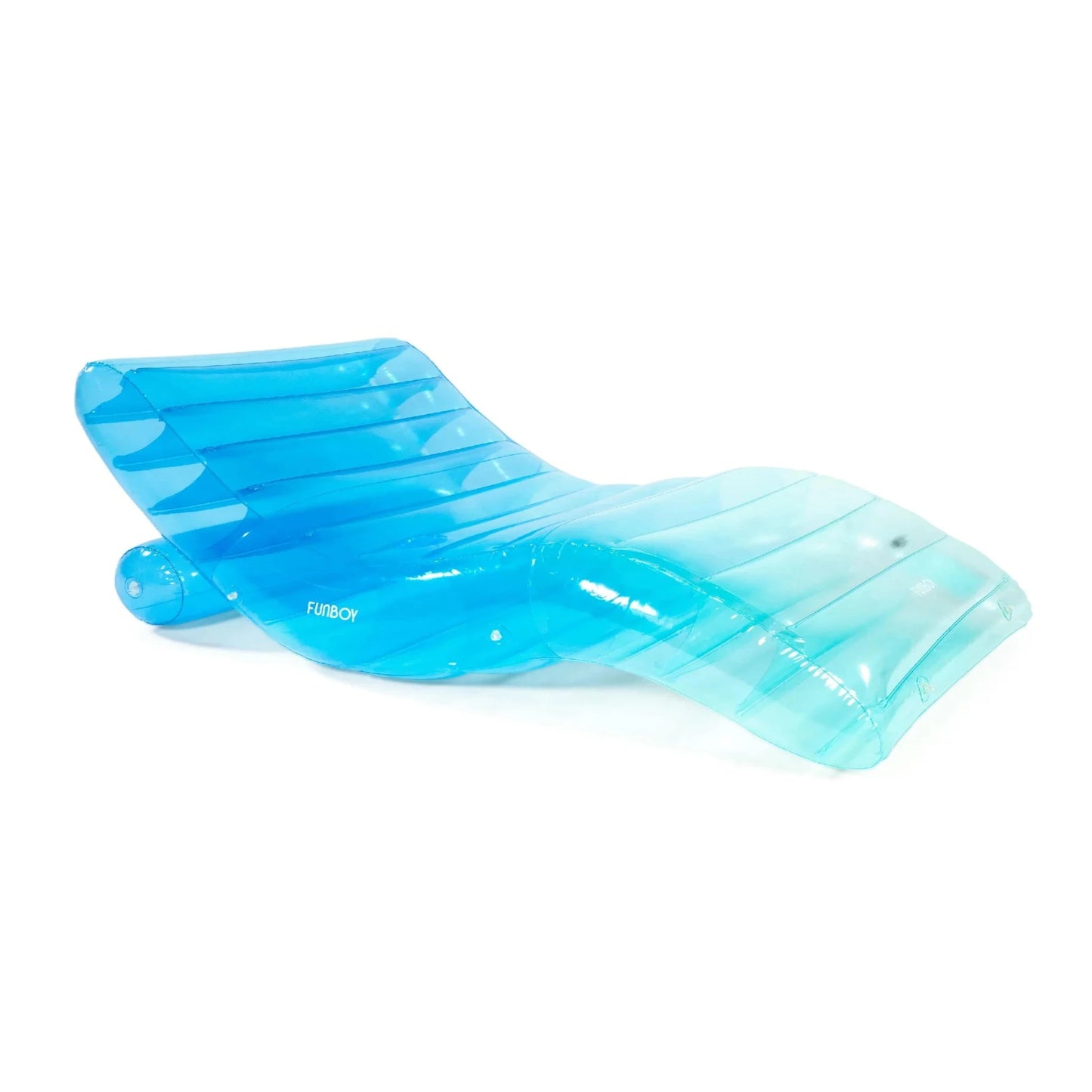 Clear Blue Chaise Lounger
