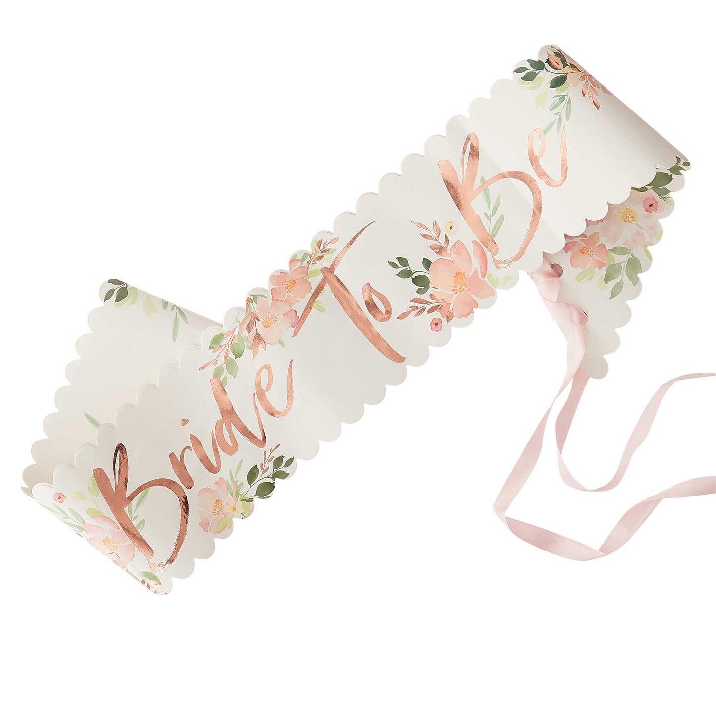 Faja floral para novia
