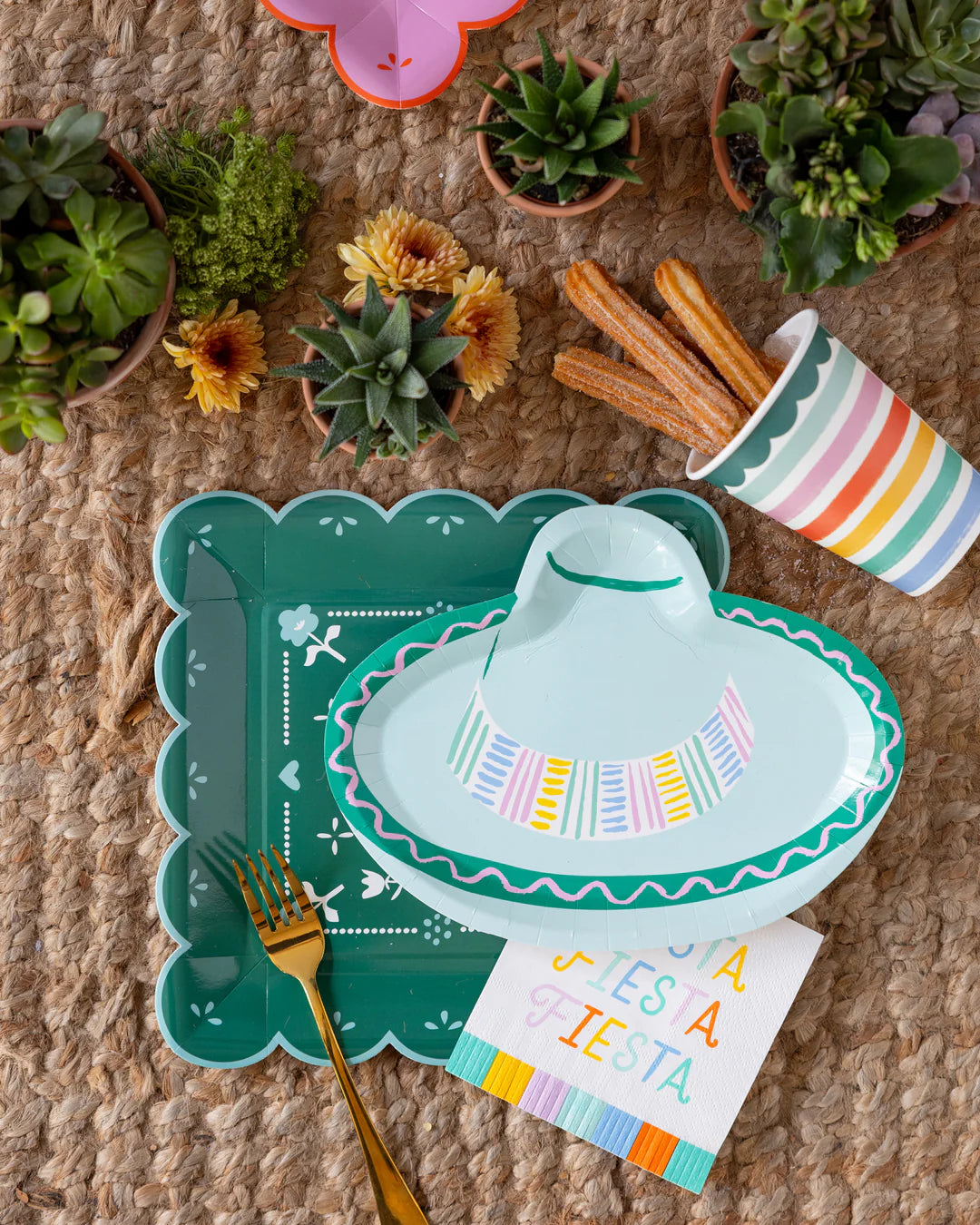 Fiesta Papel 10" Plate Set