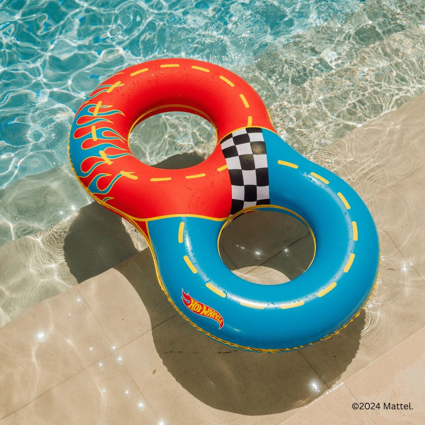 Hot Wheels Kids Racetrack Double Tube Float