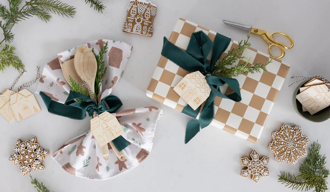 Gingerbread House Wood Tags