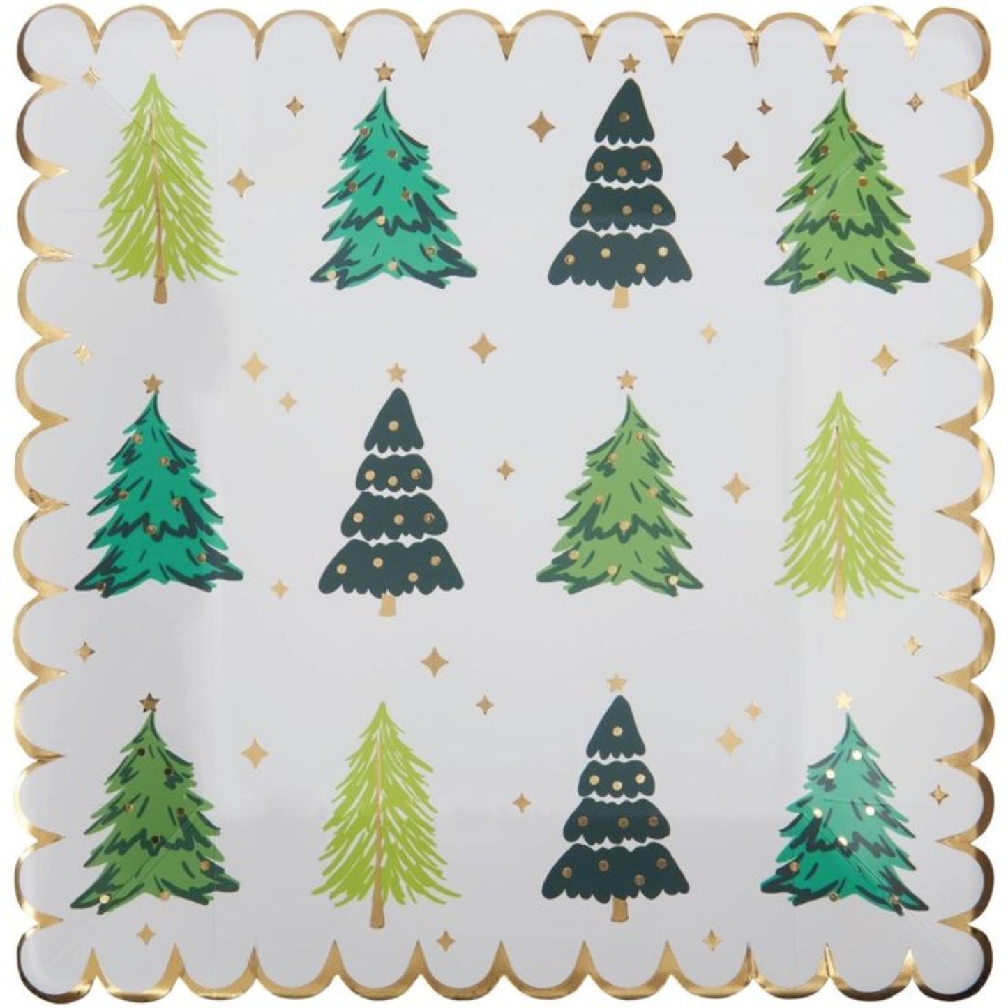 Holiday Trees Dinner Plate