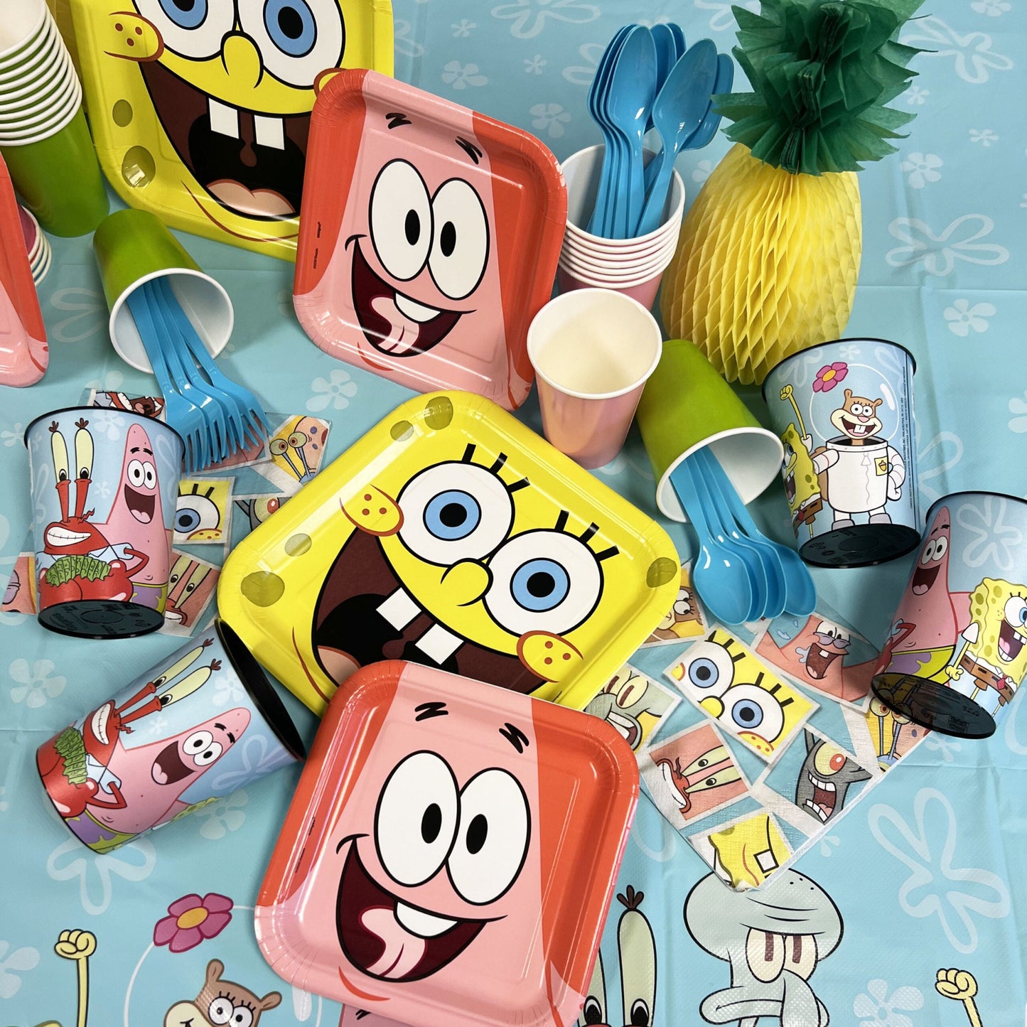 SpongeBob plates square