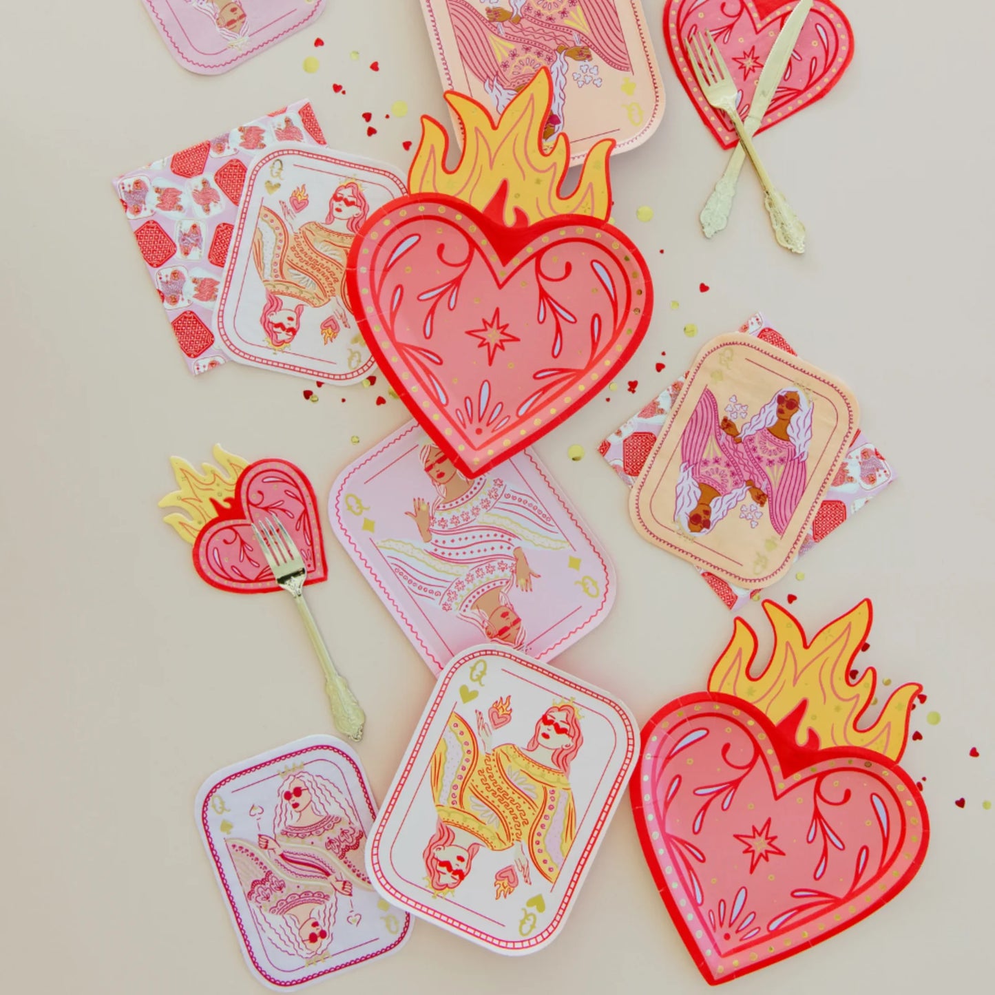 Queens Card Large Napkins