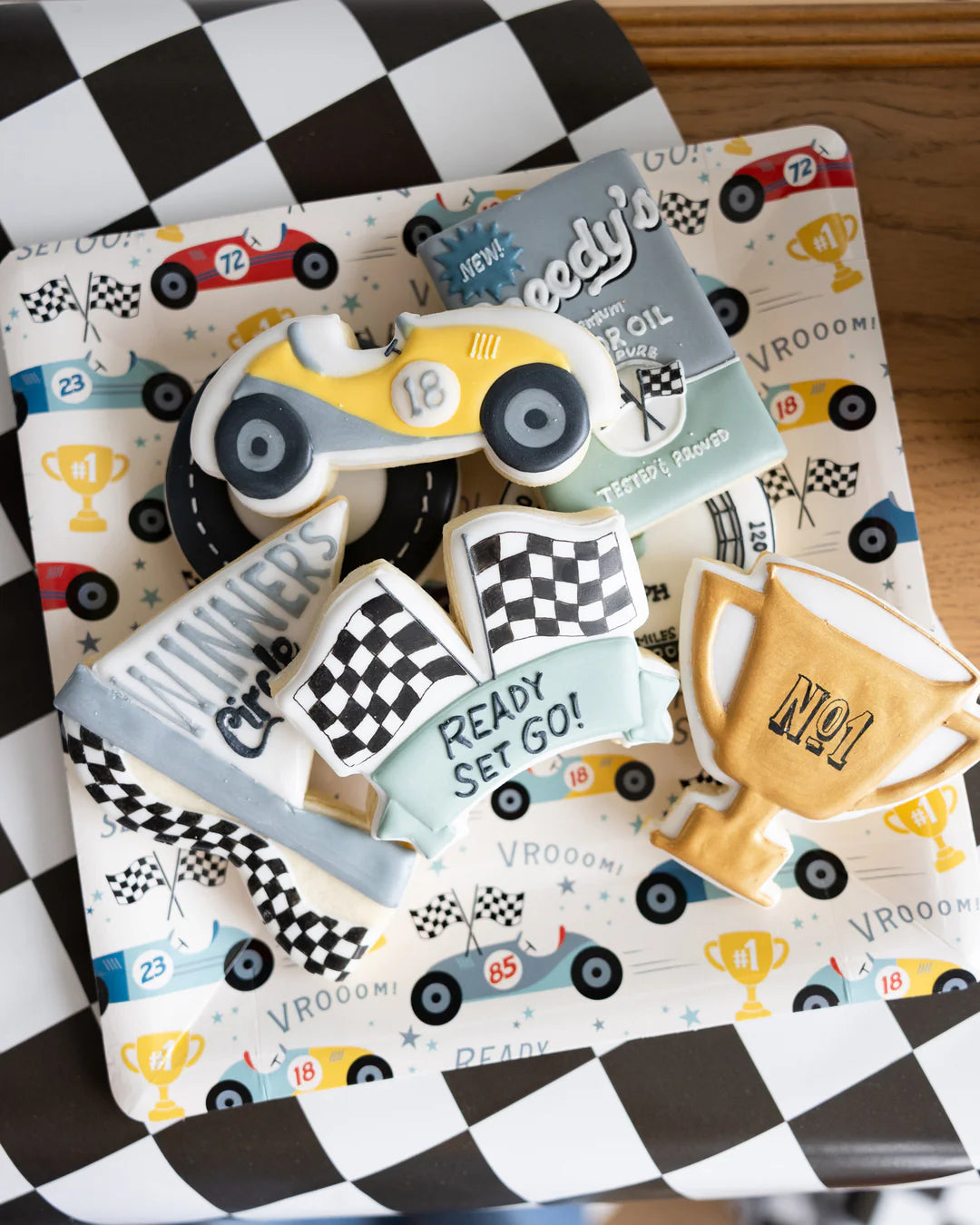 Miles per Hour - Race Pattern Plate