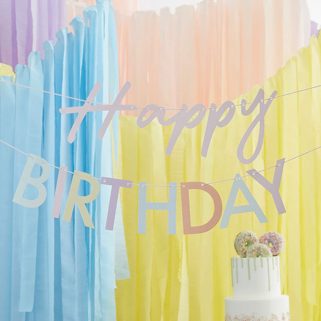 Happy Birthday Banner Bunting
