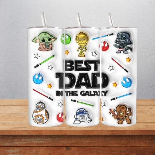 Best Dad in the Galaxy Tumbler