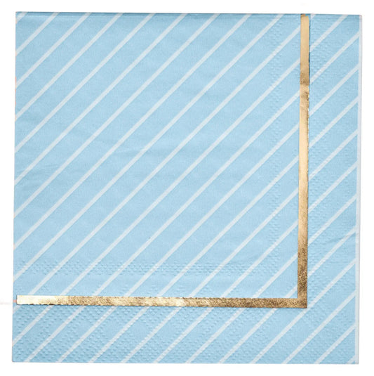 Sky Blue Cocktail Napkins