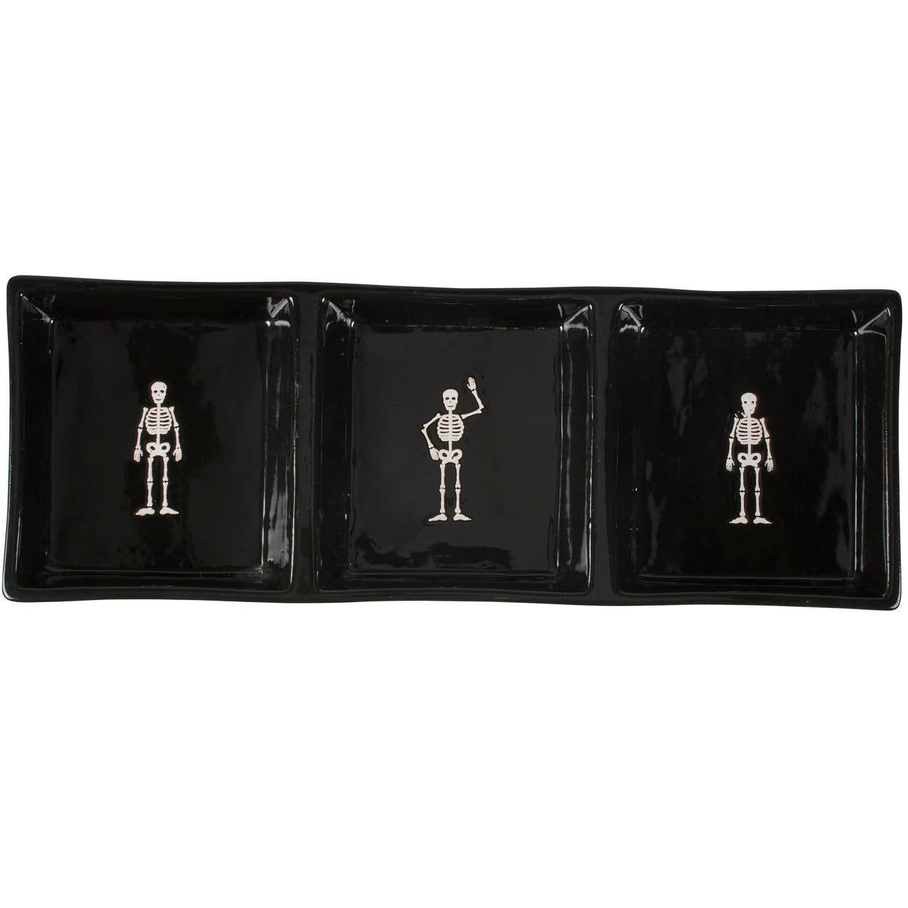 Black & White Skeletons Tidbit Decorative