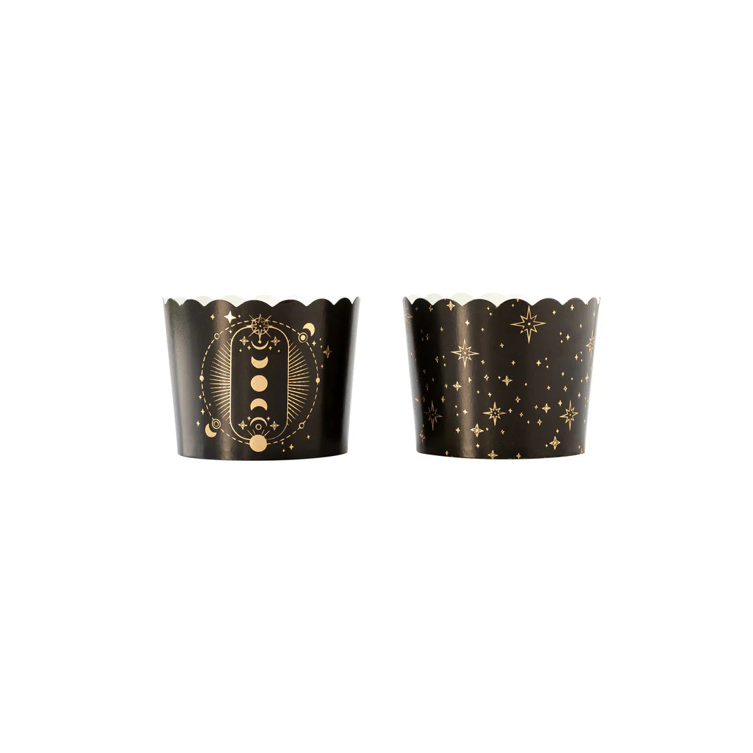 Gold Foil Black Magic Food Cups