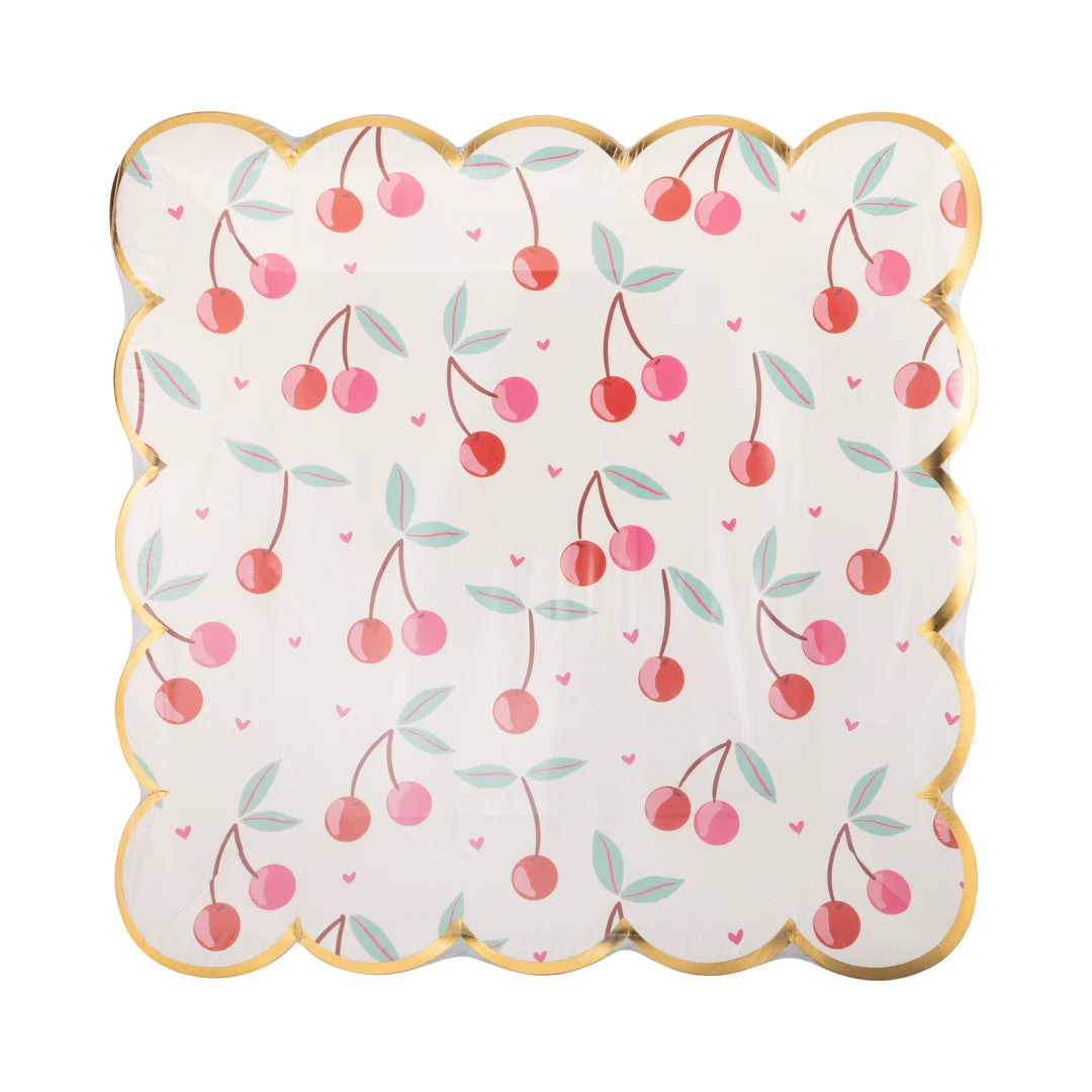 Cherry Bunches Plate