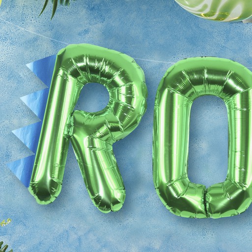 Dinosaur Party ROAR Balloon Bunting Pack of 4