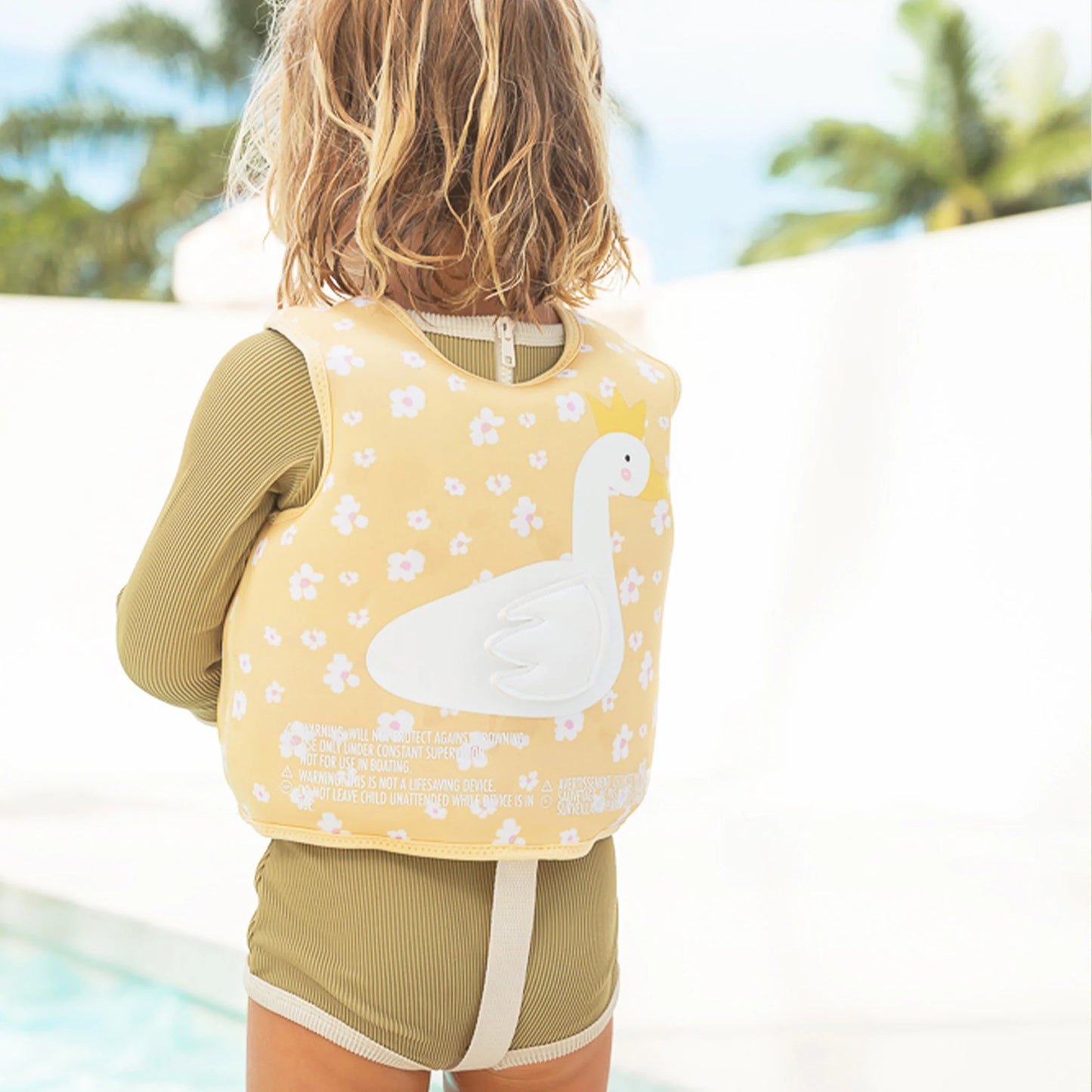 Kids Swin Vest Princess Swan