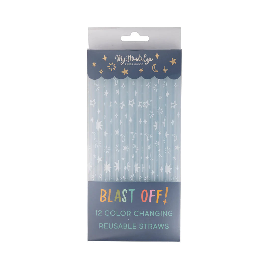 Color Changing Reusable Straws