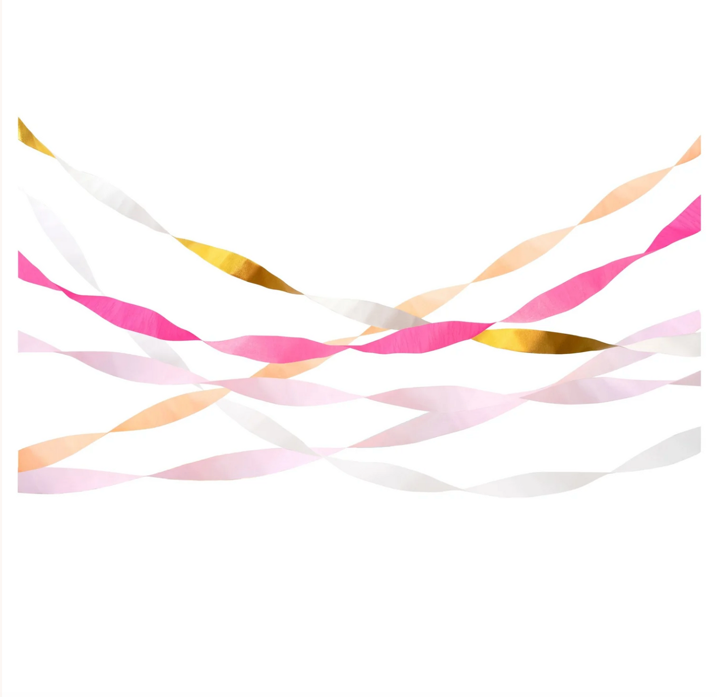 Pink Crepe Paper Streamers