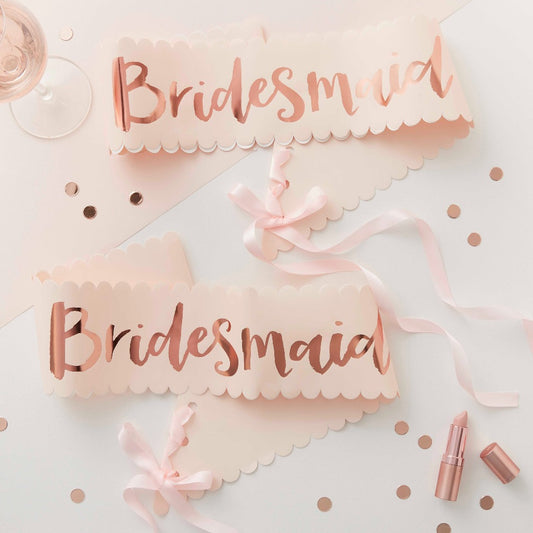 Bridesmaid Sashes